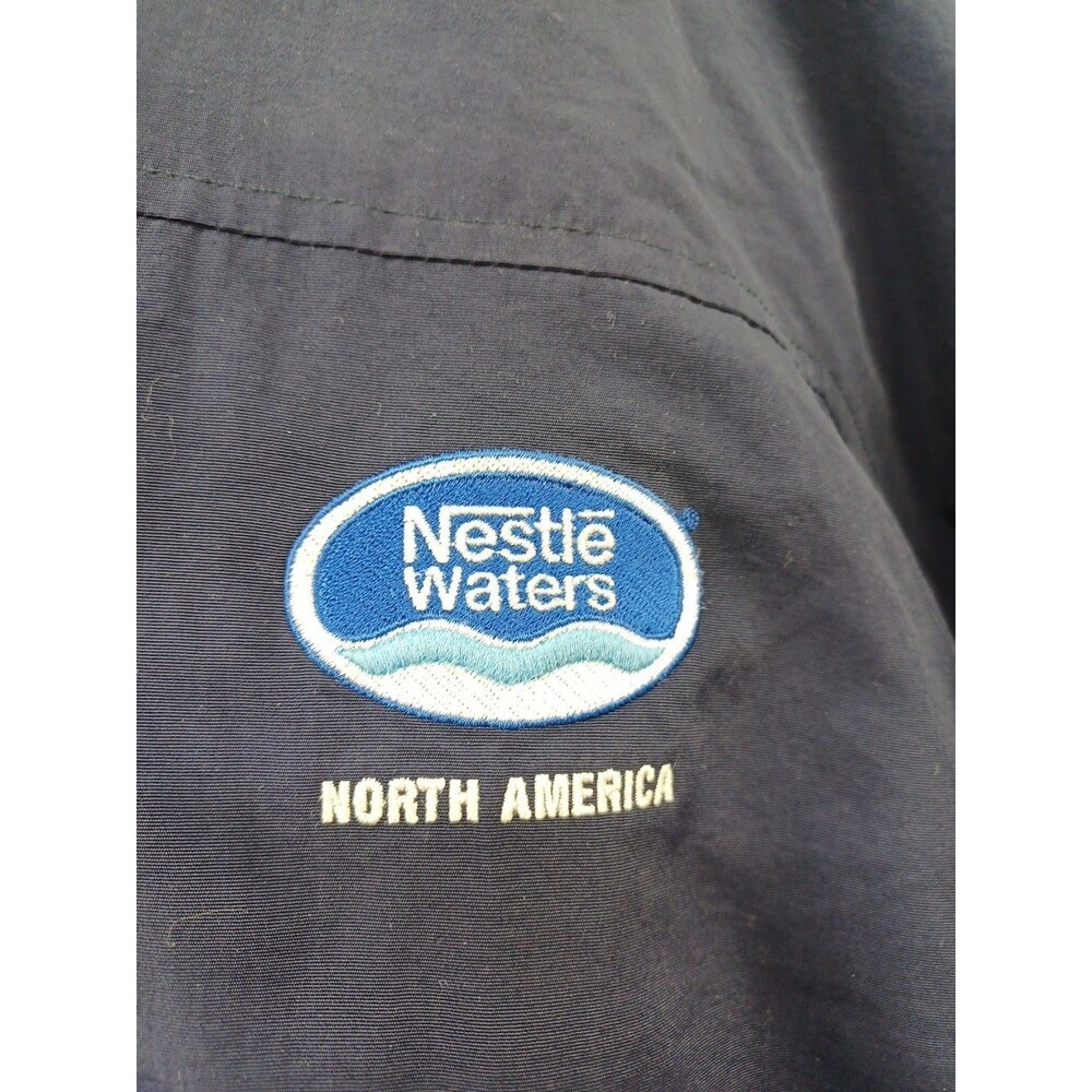 Nestle Waters North America Mens Full Zip Work Winter Jacket Blue XL - Picture 3 of 6